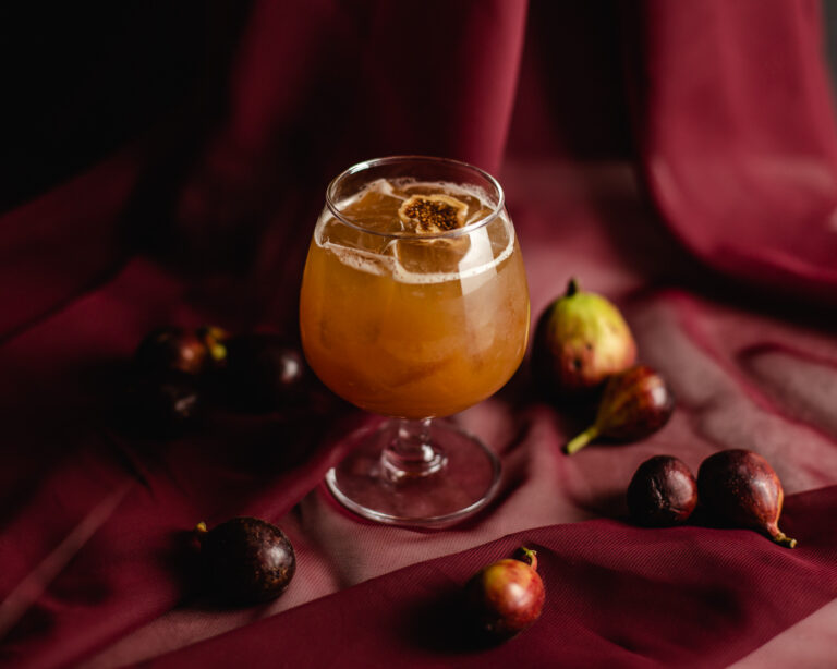 Get Figgy Wit It cocktail in a glass