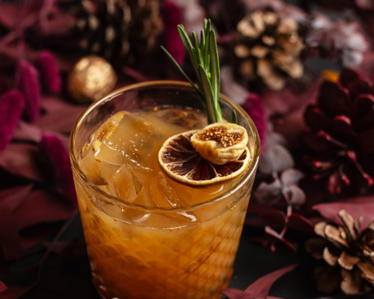 "Get Figgy With It" Cocktail in a glass