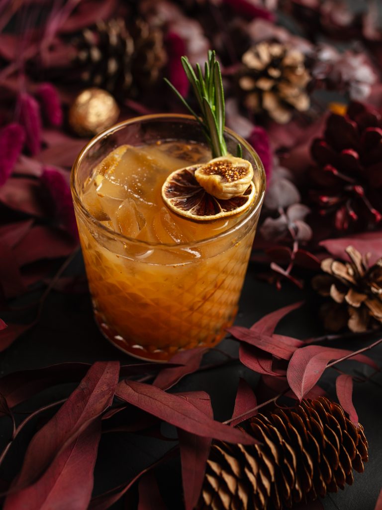 "Get Figgy With It" Cocktail in a glass